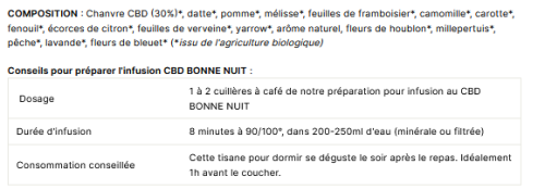 Infusion Bonne Nuit VRAC 35g
